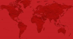Red World Media Ltd | Publisher of Own Brand and Contract/Custom Publications | Red-World-Map-Red